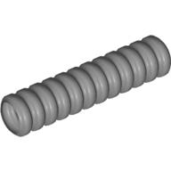 Lego trubka (trubička) žebrovaná průměr 7mm délka 4L, stříbrná (4275389, 4620081)